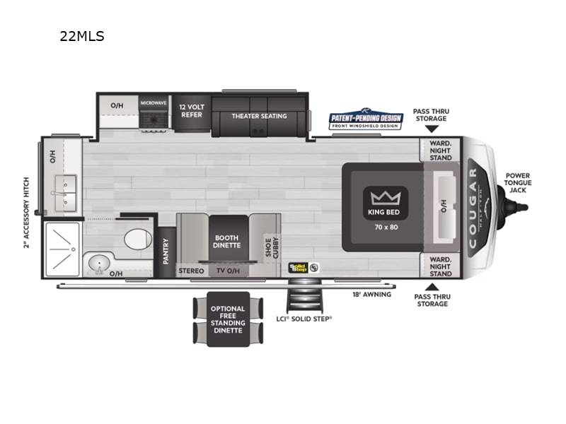 2024 COUGAR HALF-TON 22MLS 1294