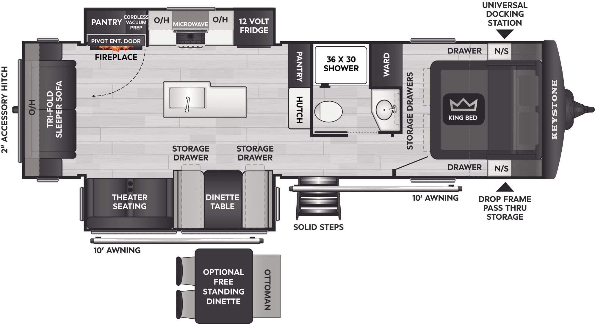 2026-Cougar-Half-Ton-29RLP-Floorplan