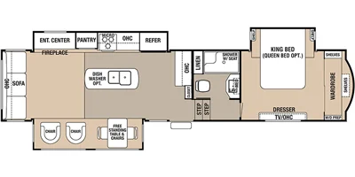 2017-Forest-River-Cedar-Creek-Hathaway-36CKTS-Floorplan