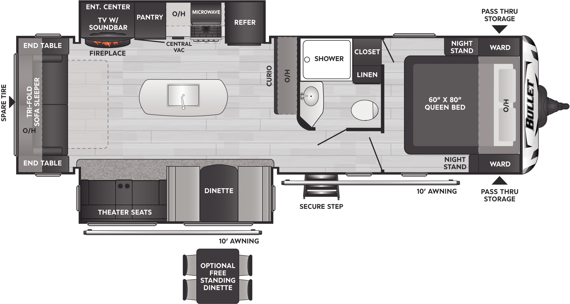 2026-Bullet-Crossfire-287RLS-Floorplan