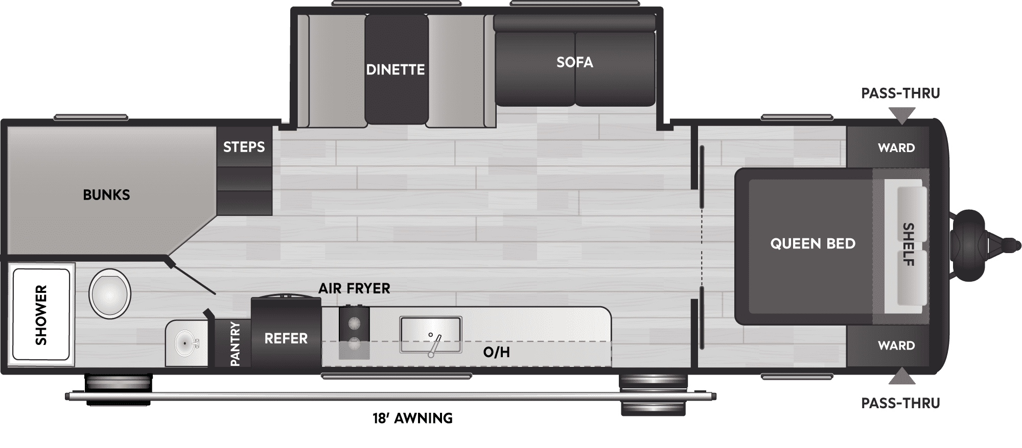 2026 Coleman 26BX Floorplan