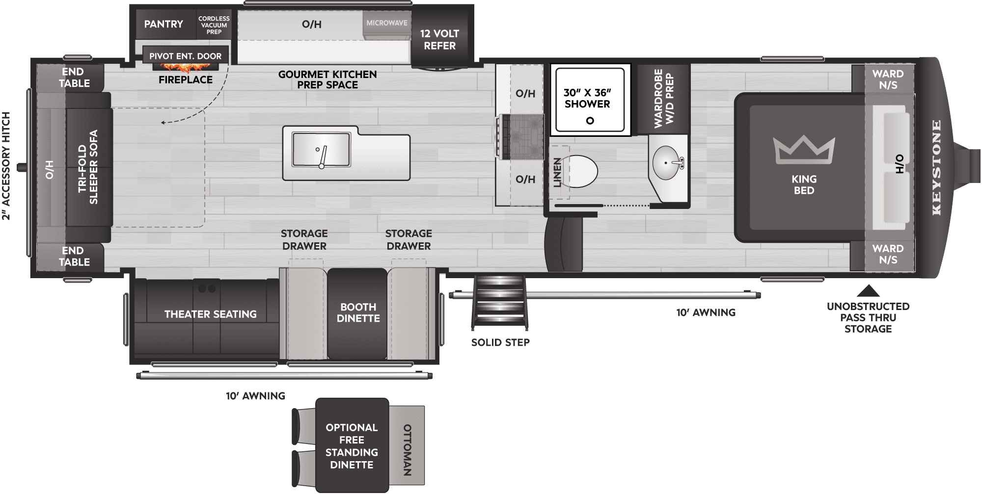 2026-cougar-half-ton-28rli-fw-floorplan